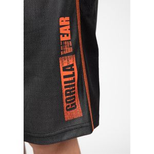 Wallace Mesh Shorts - Gray/Orange - 2XL/3XL