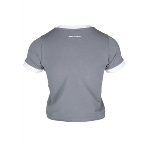 New Orleans Cropped T-Shirt - Gray