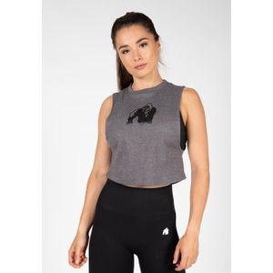 Addison Drop Armhole Tank Top - Gray