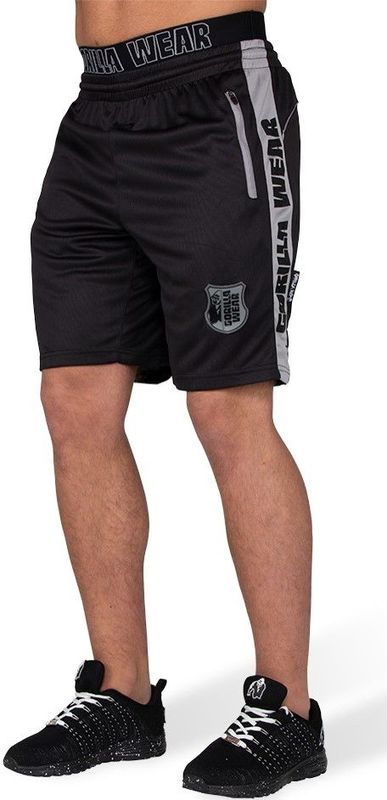 Gorilla Wear - Shelby Shorts - Zwart/Grijs - Korte Broeken