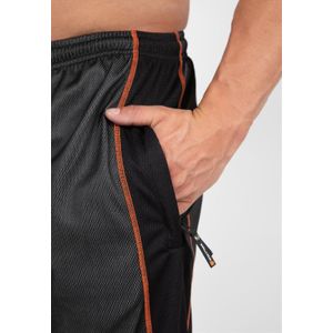 Wallace Mesh Pants - Gray/Orange - L/XL