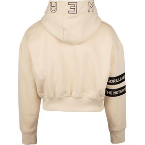 Tracey Cropped Hoodie - Beige