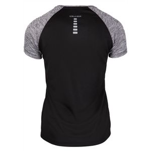 Monetta Performance T-Shirt - Gray Melange/Black