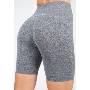 Quincy Seamless Cycling Shorts - Gray Melange - XS/S