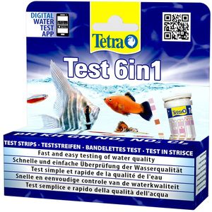 TetraTest 6 in 1 Teststrips Watertest B1:B25 25 Teststrips