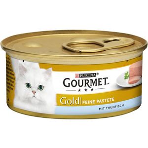 48x85g Gold Paté Mix 1: 4 soorten Gourmet Kattenvoer