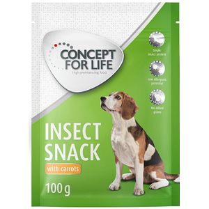 100 g Insect Snack met Wortel Concept for Life Snacks Honden