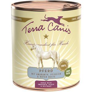 Terra Canis 6 x 800 g - Paard met Amaranth, Perzik & Rode biet