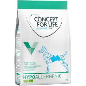 1kg Hypoallergenic Insect Concept for Life Veterinary Diet Hondenvoer