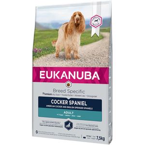 2x 7,5kg Cocker Spaniel Eukanuba Breed Specific Hondenvoer