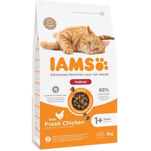 3kg Cat Adult Indoor Kip IAMS Kattenvoer
