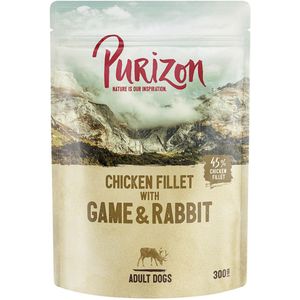 Voordeelpakket Purizon Adult 24 x 300 g - Wild met konijn