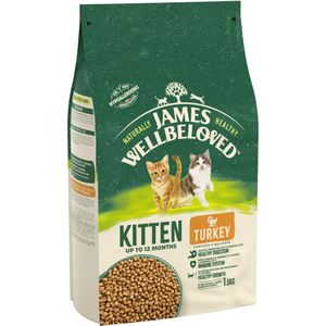 5kg Kitten Kalkoen 1. James Wellbeloved Kattenvoer