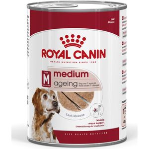 24x410g Royal Canin Medium Ageing Mousse Honden natvoer