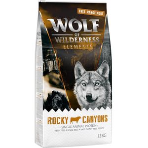 12kg Rocky Canyons Rund Wolf of Wilderness Hondenvoer droog