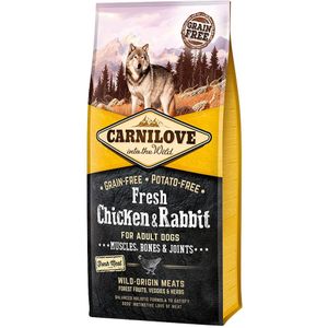 Carnilove Vers Adult kip, konijn voor honden - 12 kg