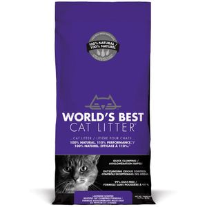 12,7kg Lavendelgeur World's Best Kattenbakzand