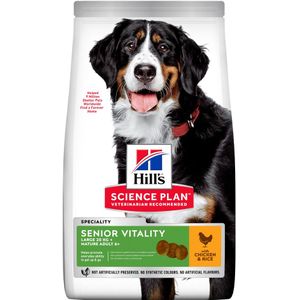 14kg Senior Vitality Large Breed met Kip Hill's Science Plan Hondenvoer