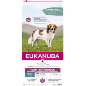 Eukanuba Daily Care Monoprotein Eend - Dubbelpak: 2 x 12 kg