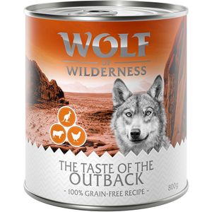 24x800g The Taste of The Outback Wolf of Wilderness Hondenvoer