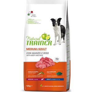 Trainer Natural Medium met Rundvlees, Rijst & Ginseng - 12 kg