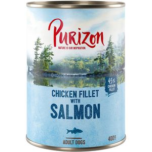 24x400g Purizon Adult Hondenvoer - Diverse Smaken