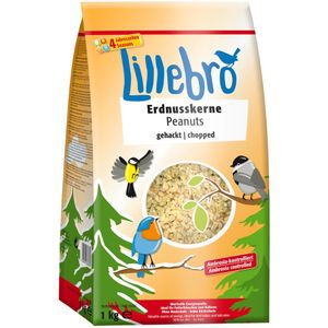 3kg Gehakte Pinda's Lillebro Vogelvoer voor Wilde Vogels