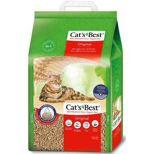 20l (ca. 9kg) Öko Plus / Originele - Cat's Best Kattenbakvulling