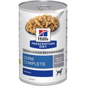 Hill’s Prescription Diet Canine Derm Complete Natvoer Hond 12 x 370 g