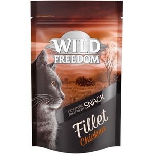 Wild Freedom Droogvoer, Natvoer of Snacks voor een probeerprijs! - Filet Snack Kip 100 g