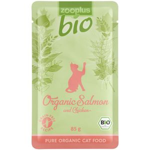 6x85g Zalm/Kip Seizoensmenu zooplus Bio Kattenvoer