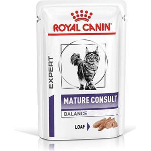 24x85g Royal Canin Veterinary Mature Consult Balance Kattenvoer nat
