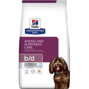 12 kg Hill's Prescription Diet b/d Ageing Care mit Huhn Trockenfutter für Hunde