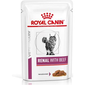 24x85g Feline Renal met Rund Royal Canin Veterinary Diet Kattenvoer