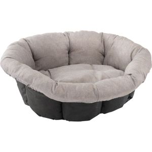 Hoes Sofà Tweed beige voor Ferplast mand Siesta Deluxe maat: 6 voor honden