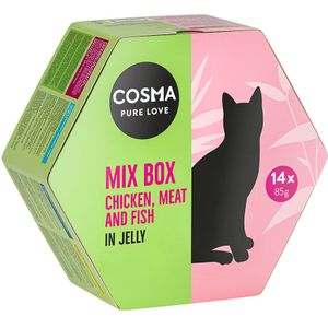 28x85g Mix Box Cosma Kattenvoer