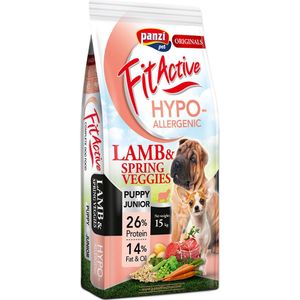15 kg FitActive Originals Puppy Hypoallergenic lam hondenvoer droog