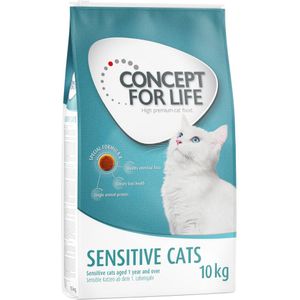 10kg Sensitive Cats Concept for Life Kattenvoer