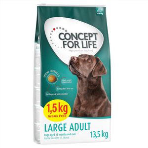 13,5 kg Concept for Life Large Adult Honden Droogvoer
