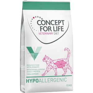 10 kg  Hypoallergenic Insect Concept for Life Veterinary Diet Kattenvoer