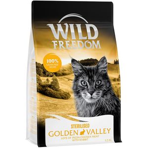 Wild Freedom Adult ""Golden Valley"" Sterilised Konijn – Graanvrij Kattenvoer - 6,5 kg