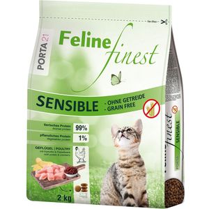 2kg Feline Finest Sensible Graanvrij Porta 21 Kattenvoer