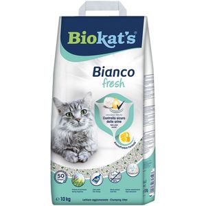 10kg Bianco Fresh Biokat's Kattenbakvulling
