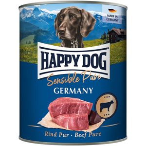 6x800g Sensible Pure Germany (Rund) Happy Dog Hondenvoer
