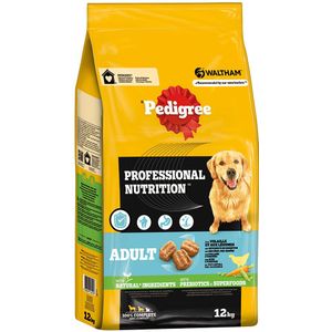 12kg Pedigree Professional Nutrition Adult met Gevogelte & Groente hondenvoer droog