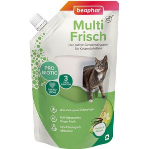 beaphar Multi-Fris voor Kattenbakken - Vanille & Meloen (400 g)