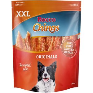 2x900g Chings XXL Verpakking Kipfilet gedroogd Rocco Hondensnacks