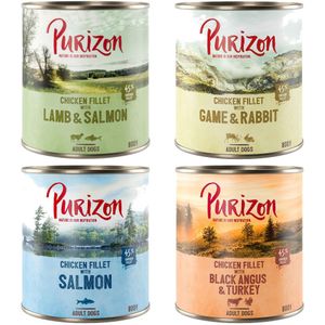 12x800g Purizon Hondenvoer - Diverse Smaken