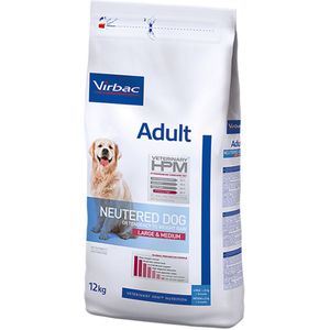 12kg Veterinary HPM Dog Adult Neutered Large & Medium Virbac Hondenvoer