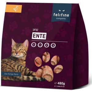 5x480g Complete Nuggets Eend Felifine Kattenvoer